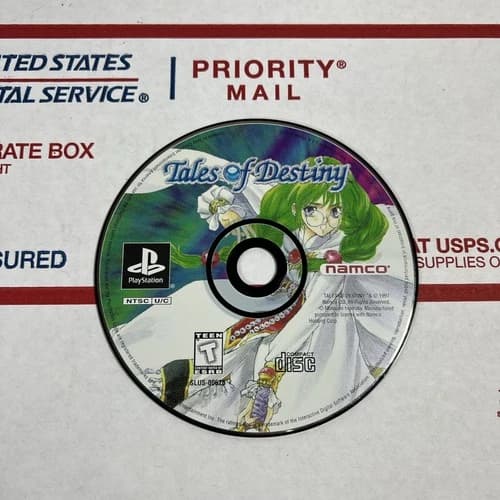 Tales of Destiny, Sony PS1 Playstation 1 DISC ONLY, Tested -SAME DAY - WARRANTY