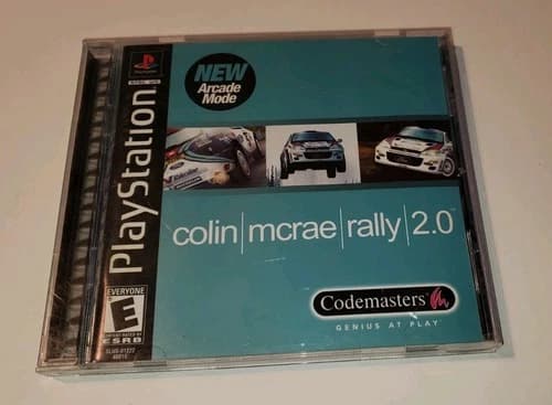 Colin McRae Rally 2.0 - PlayStation 1 PS1 - Complete With Manual TESTED