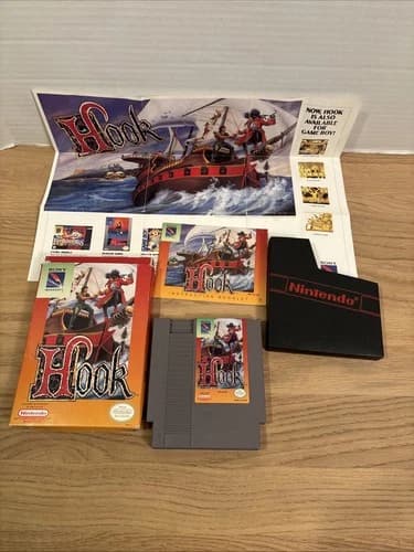 NES Hook Complete In Box Authentic Tested Working