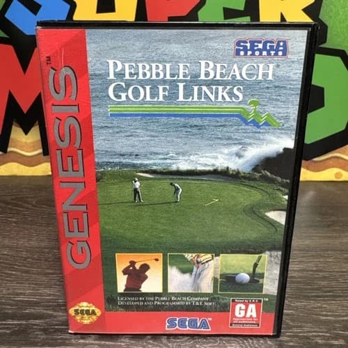Pebble Beach Golf Links (Sega Genesis, 1994) CIB Tested Free Shipping