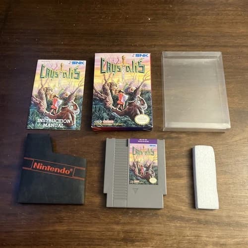 Crystalis (Nintendo NES) Complete - Tested- Authentic