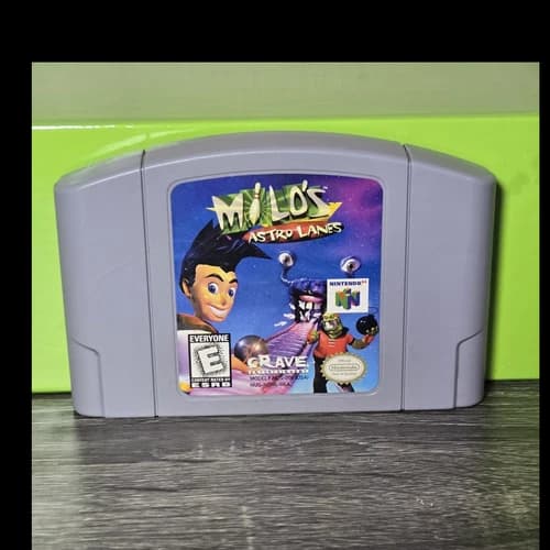 Milo’s Astro Lanes N64 Authentic Tested Working Nintendo 64 Cartridge