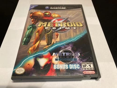 Metroid Prime w/ Echoes Bonus Disc Nintendo (Gamecube 2004) Used