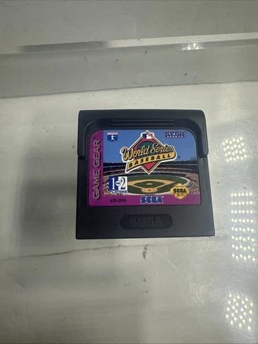 Sega Game Gear 1993 World Series Baseball Authentic Game Nice Shape - WORKS