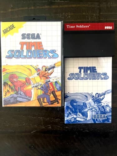 Time Soldiers Sega Master System (SMS) Complete with manual