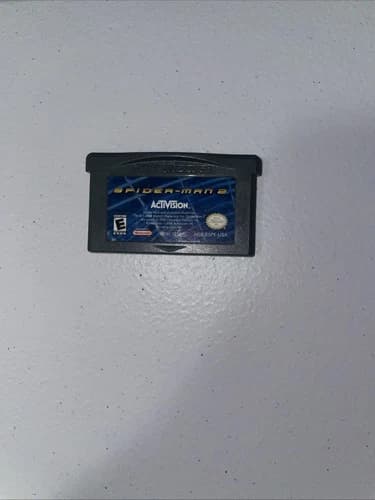Nintendo Game Boy Advance GBA Spider-Man 2 (2004) Cartridge Only Tested