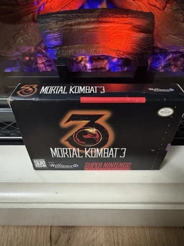 Mortal Kombat 3 Super Nintendo Entertainment SNES 1995 Complete Box Manual Cib