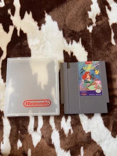 NES Nintendo Disneys The Little Mermaid Game