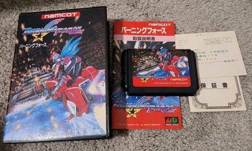 Burning Force Sega Mega Drive CIB US Seller Namcot