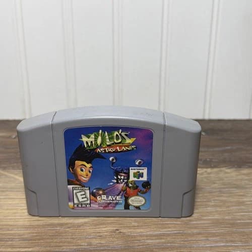 Milo's Astro Lanes For Nintendo 64 N64 Tested Authentic