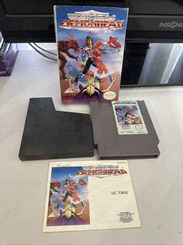 Clash at Demonhead Nintendo NES Game Box Manual Authentic Shooter Cleaned Tested