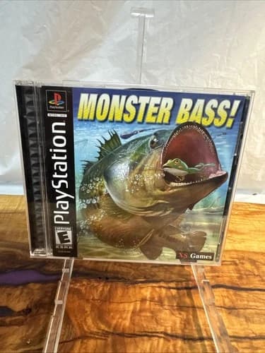 Monster Bass - Sony PlayStation 1 - 2002 - Tested - CIB - PS1 - PSOne