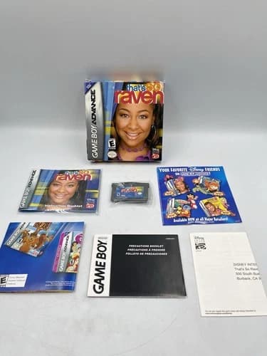 That's So Raven (Nintendo Game Boy Advance GBA) Original Game CIB