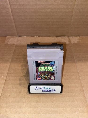 Teenage Mutant Ninja Turtles TMNT Fall of the Foot Clan Nintendo Game Boy Tested
