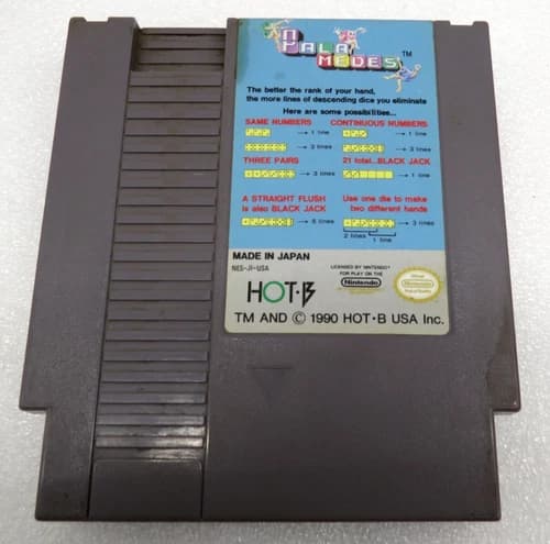 Palamedes (Nintendo NES, 1990) Game Cart Only