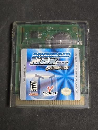 Bomberman MAX Blue Champion Nintendo Game Boy Color TESTED WORKING