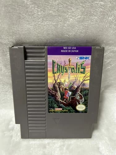 Crystalis Nintendo NES 1990 Authentic Game Cartridge NOT TESTED