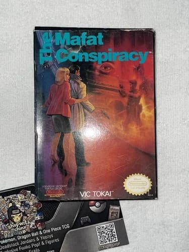 Nintendo NES 1990 The Mafat Conspiracy Complete In Box