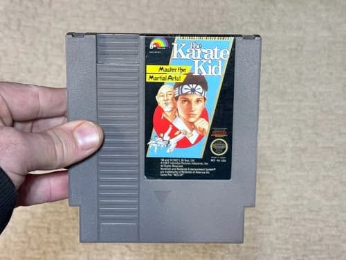 The Karate Kid - Nintendo NES Game Cartridge - Authentic - Tested