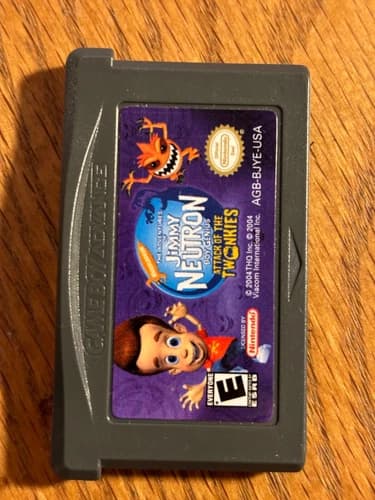 Jimmy Neutron Attack of the Twonkies GBA Nintendo Gameboy Advance Authentic