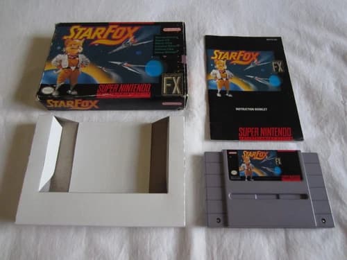 Star Fox (SNES) Super Nintendo CIB Complete Box Starfox 1993 RARE