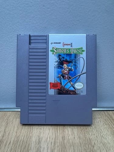 Nintendo NES Castlevania II Simon's Quest (Cleaned, Tested & Working)
