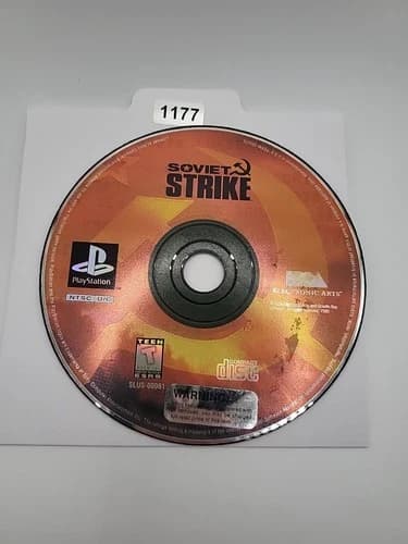 SOVIET STRIKE PS1 PLAYSTATION DISC ONLY NO USPS TRACKING