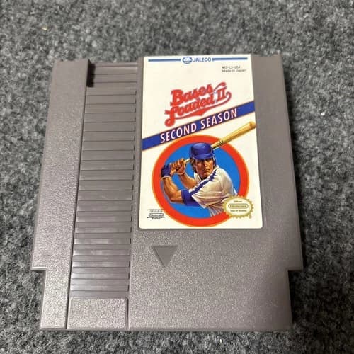 Bases Loaded II - Second Season (Nintendo) NES Cartridge - Authentic, Tested