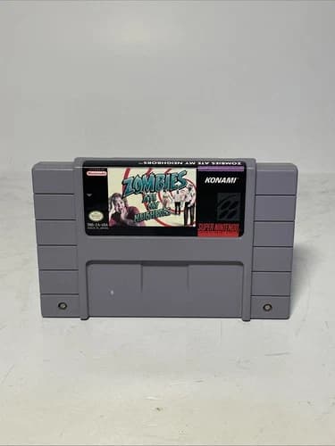 Zombies Ate My Neighbors SUPER NINTENDO SNES GAME AUTHENTIC Read