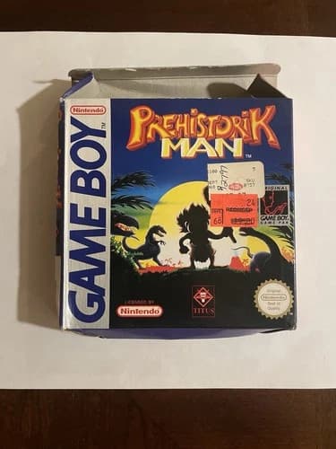 Prehistorik Man Nintendo GameBoy Complete European Issue