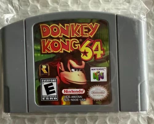 Donkey Kong 64 Video Game Card English N64 Cartridge Only