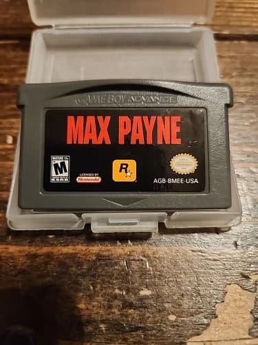 💥🔫 Max Payne Game Boy Advance GBA Game - Tested and Working - Authentic Great
