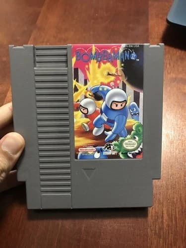 Bomberman II 2 NES Nintendo Game - Authentic/Cleaned/Tested HUDSON SOFT