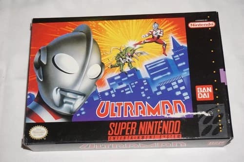 Ultraman (Super Nintendo SNES) Complete in Box CIB