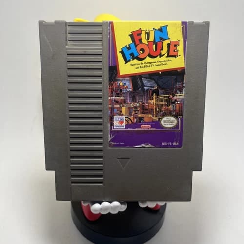 Fun House Nintendo Entertainment System, 1991 Cartridge Hi-Tech Expressions NES