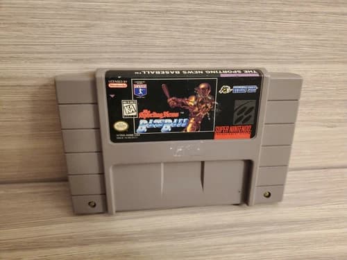 The Sporting News Baseball - Super Nintendo SNES Game Cart Only