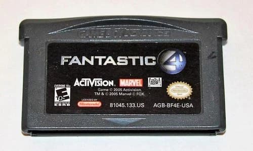 FANTASTIC 4 NINTENDO GAMEBOY ADVANCE FOUR GBA SP