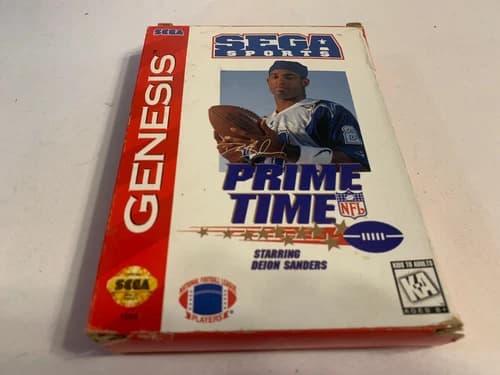 Sega Sports Prime Time NFL Sega Genesis Complete in Box Tested