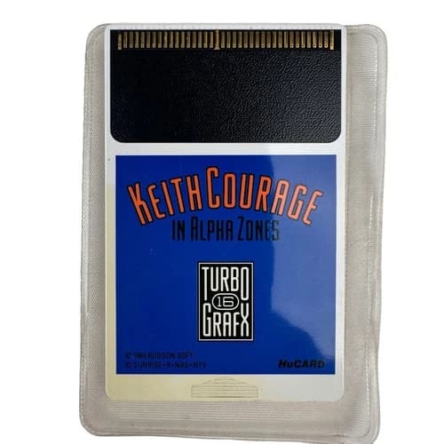 Keith Courage in Alpha Zones (TurboGrafx-16, 1989) Cart Hu Card Only