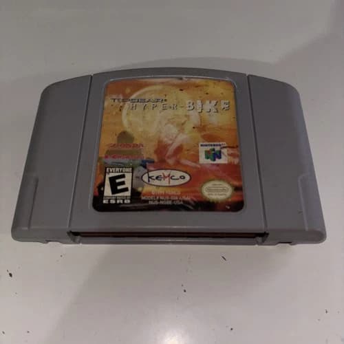 Top Gear Hyper Bike N64 Video Game Authentic Cartridge Only Tested Works