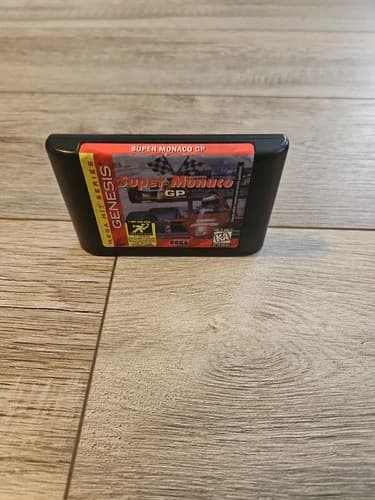 Super Monaco GP Mega Hits Variant Cartridge Only Sega Genesis Authentic