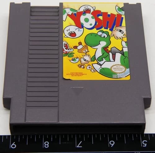 Authentic Yoshi Nintendo NES Game Cartridge 1992