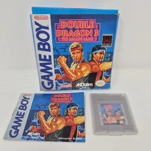 Double Dragon 3 The Arcade Game - Nintendo Game Boy - Complete CIB - Tested
