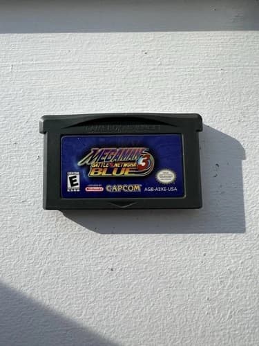 Mega Man Battle Network 3 Blue (Nintendo Game Boy Advance) Cartridge, Tested