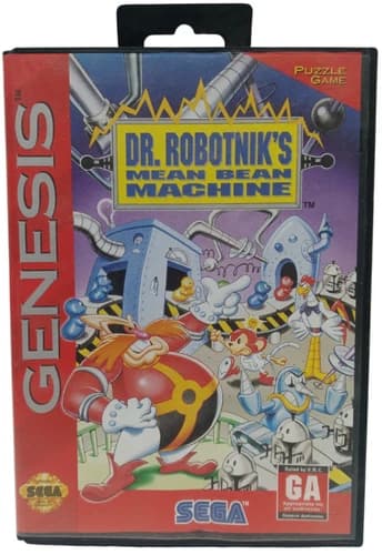 VTG Dr. Robotnik's Mean Bean Machine (Sega Genesis, 1993) CIB