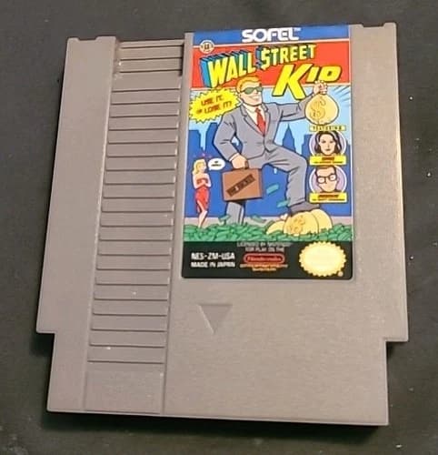 Wall Street Kid (Nintendo Entertainment System, NES 1990) Cart Only Working!!