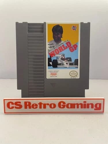 Michael Andretti's World GP (Nintendo NES) Authentic Cleaned Tested Working