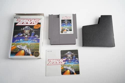 Zanac (Nintendo NES, 1987) CIB Complete with Box and Manual