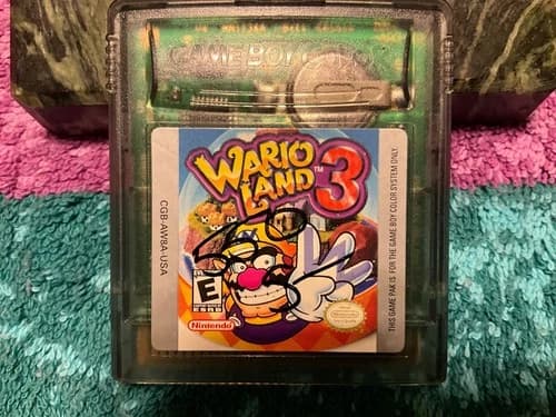 Wario Land 3 GBC Game Boy Color Tested Authentic Nintendo