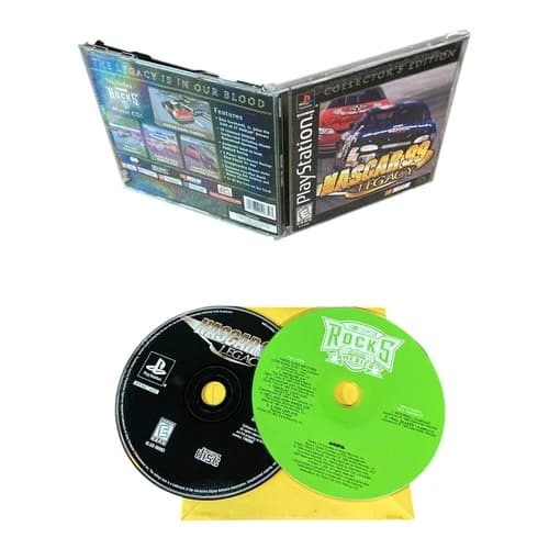 Sony PlayStation 1 PS1 CIB Complete TESTED NASCAR 99 Legacy w/ CD